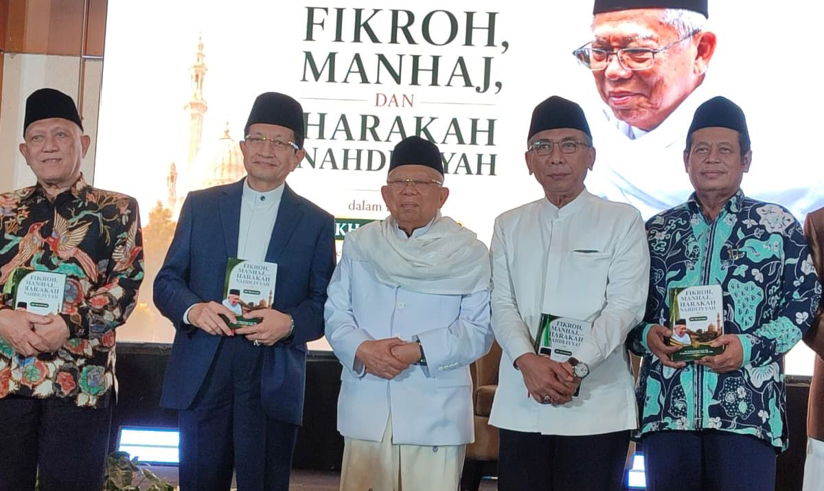 kh-maruf-amin-nasaruddin-umar-yahya-cholil-staquf-peluncuran-buku