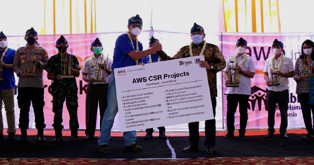 Kolaborasi AWS Dan Habitat Indonesia Wujudkan Program CSR Di Karawang