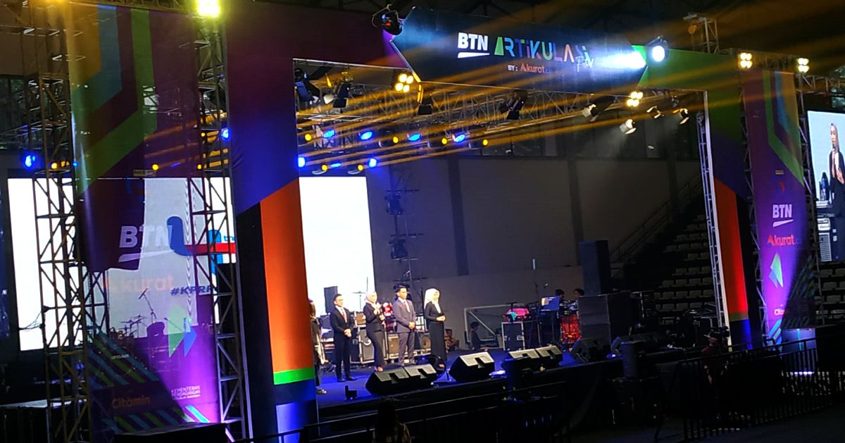 BTN Artikulasi Festival Dihelat Di Hall Basket Senayan