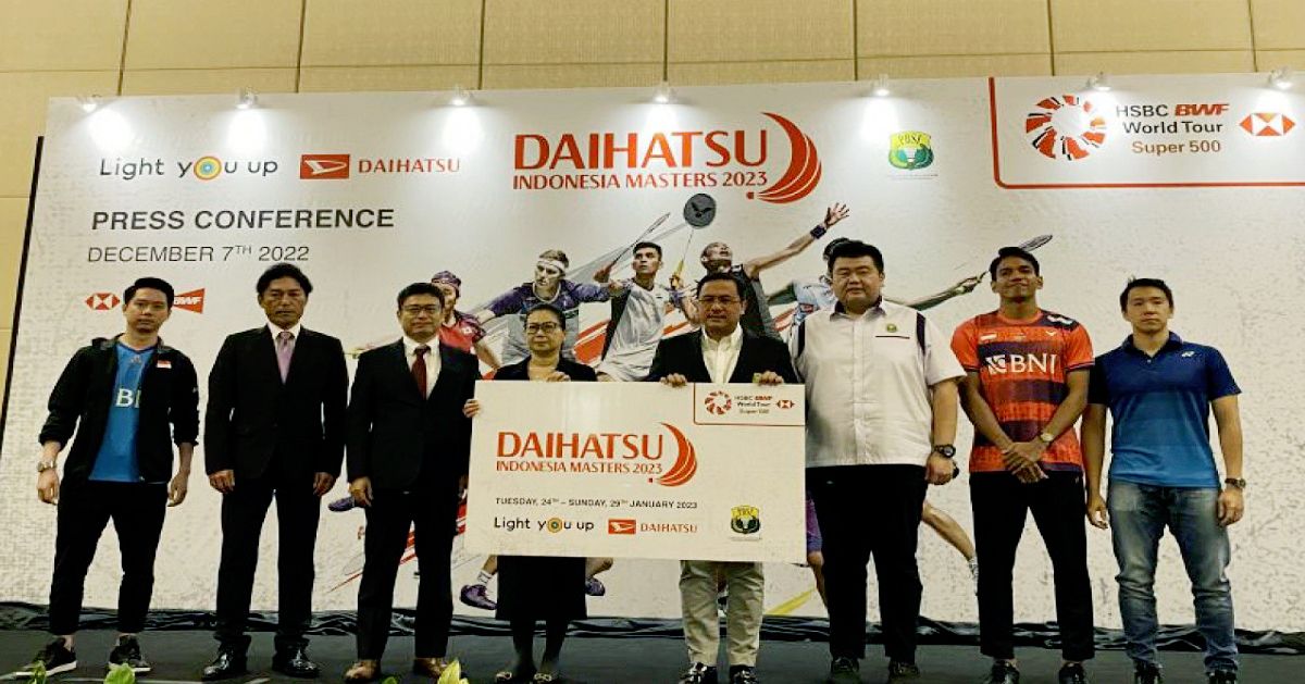 Turnamen Bulutangkis Daihatsu Indonesia Master 2023 Kembali Lagi
