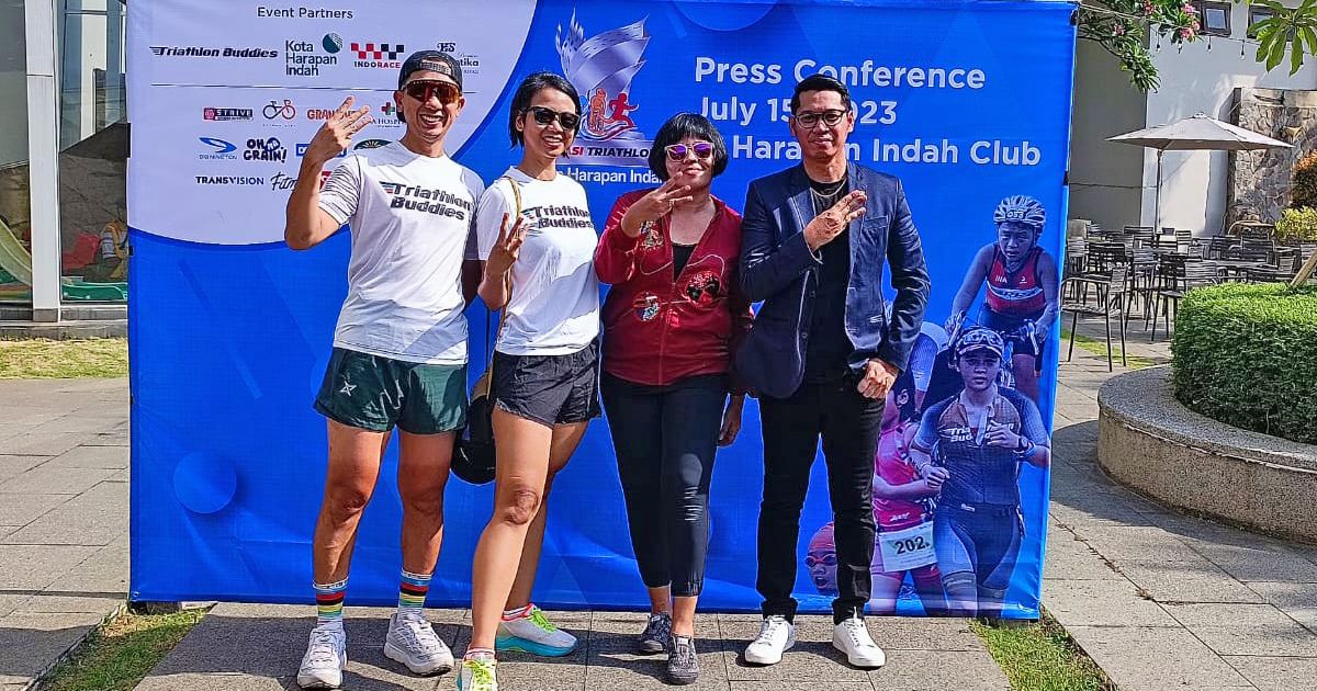 Bekasi Triathlon Kota Harapan Indah 2023 Wujud Semangat Damai Putra Dalam Bermitra