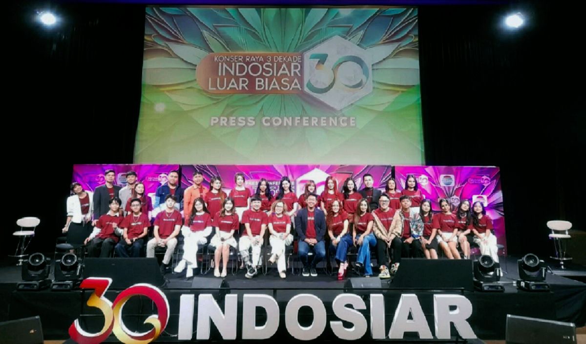 Indosiar Siap Gelar 3 Konser Raya Perayaan 3 Dekade Kolaborasi Lintas Genre Dan Generasi