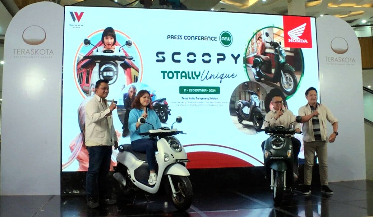 New Honda Scoopy Totally Unique Padukan Gaya Retro Dan Fashionable