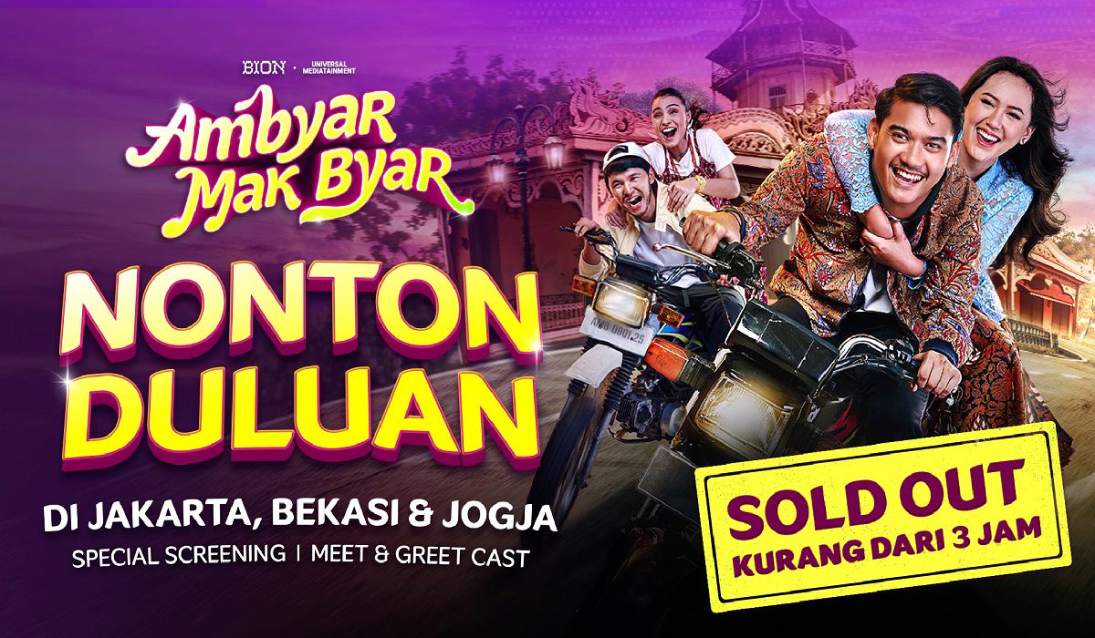 Special Screening Ambyar Mak Byar Disambut Antusias Tiket Ludes Dalam Waktu Singkat