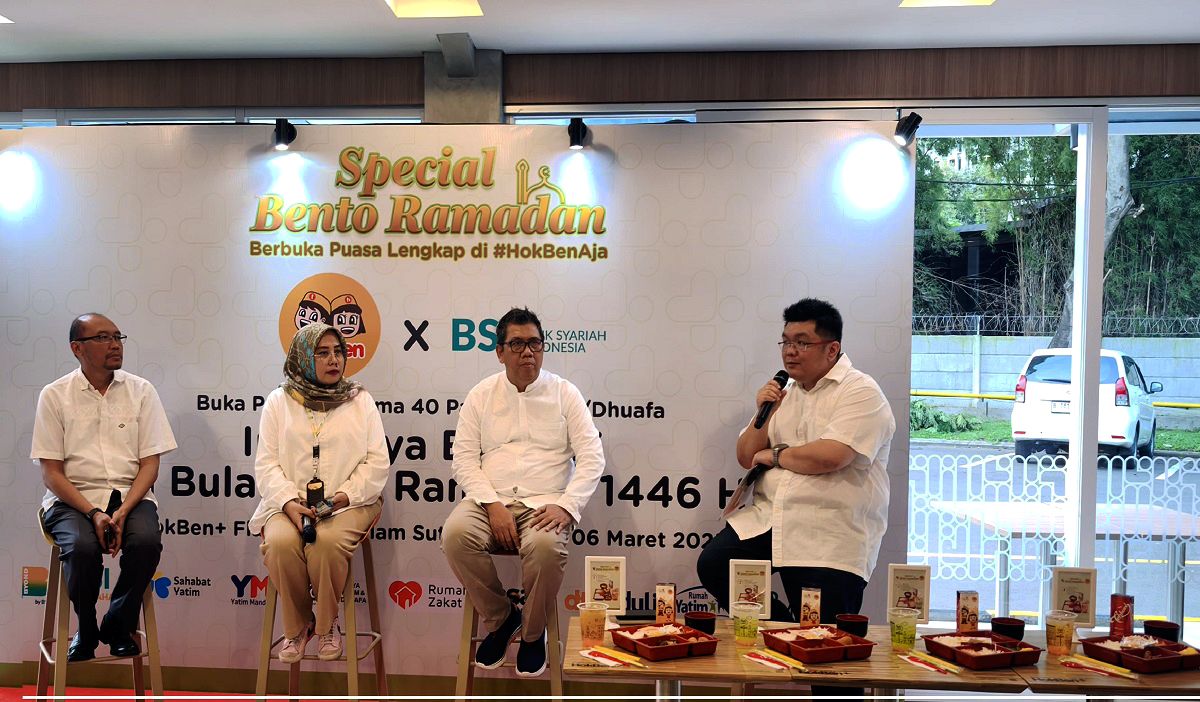 HokBen Hadirkan Bento Ramadan 1446 H Dan Program Berbagi Bersama BSI