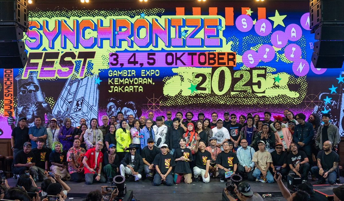 Synchronize Festival 2025 Rayakan Satu Dekade “Saling Silang” Musik, Seni, dan Generasi