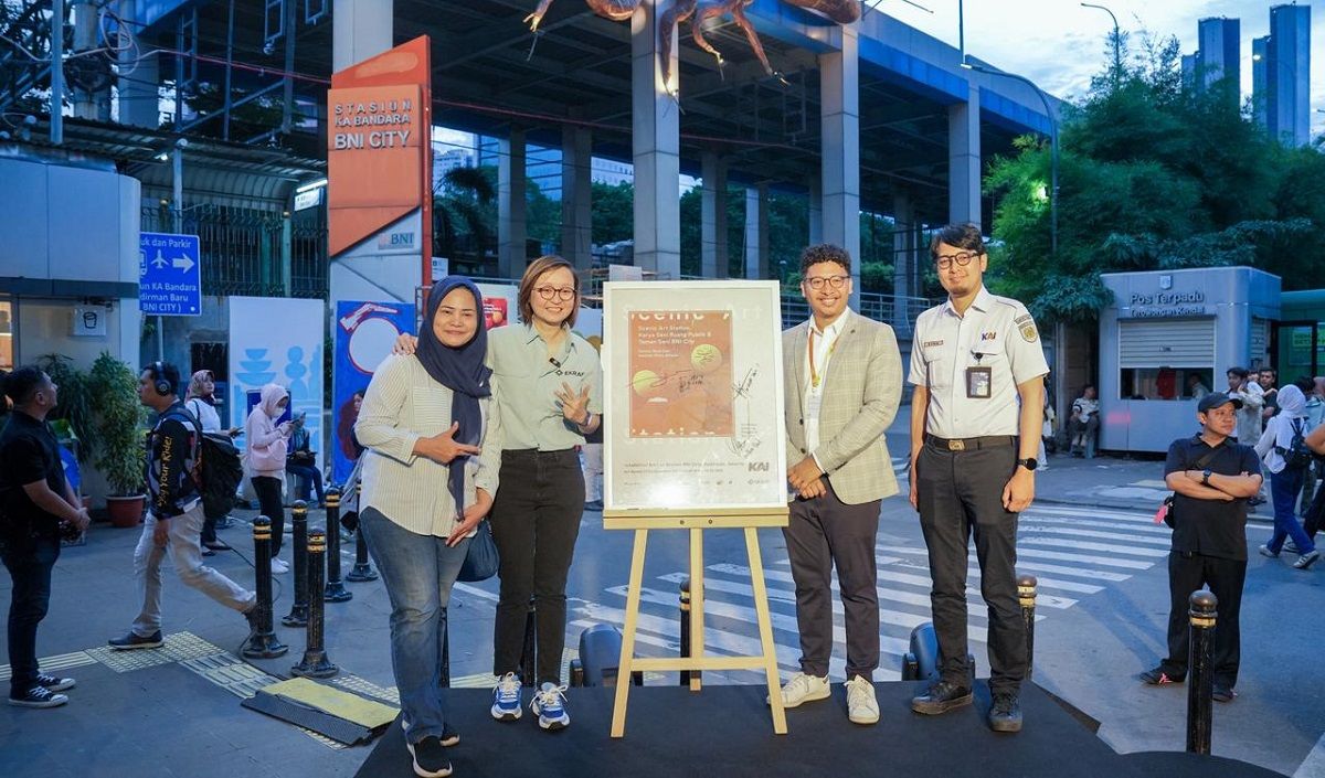 Scenic Art Station Hadirkan Galeri Seni di Stasiun BNI City