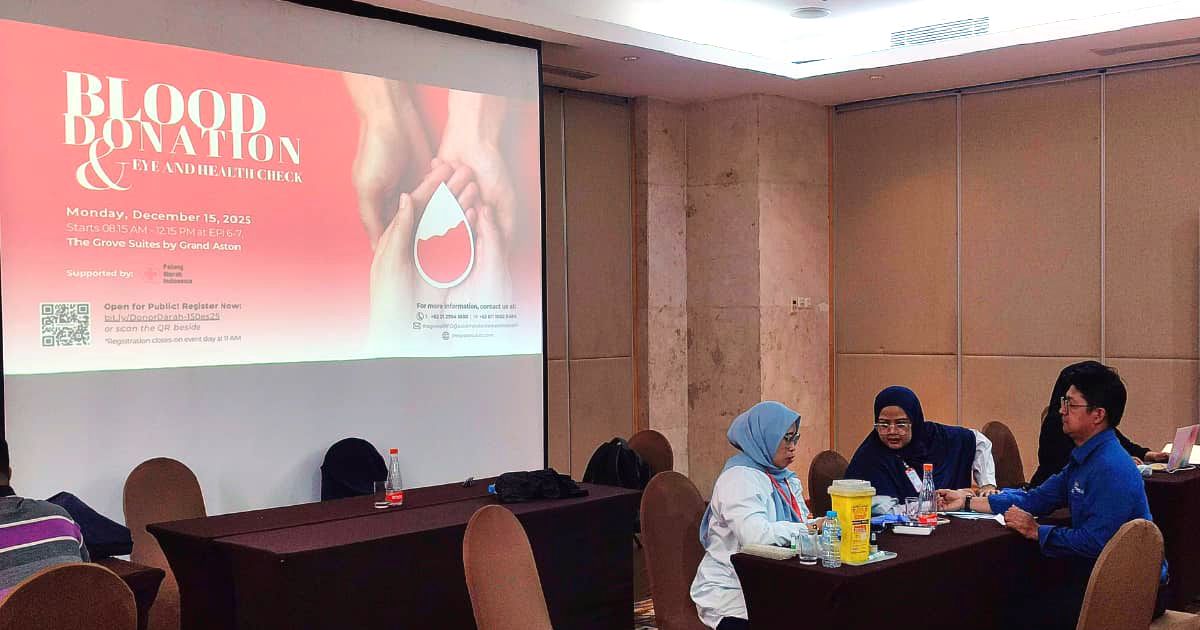 Staycation Sambil Donor Darah, Program CSR The Grove Suites Jakarta Jadi Sorotan