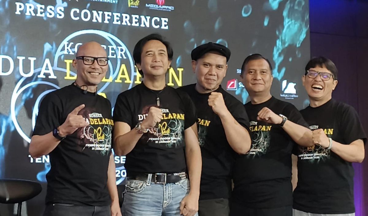 Konser Dua Delapan, Padi Reborn Rayakan 28 Tahun Musik