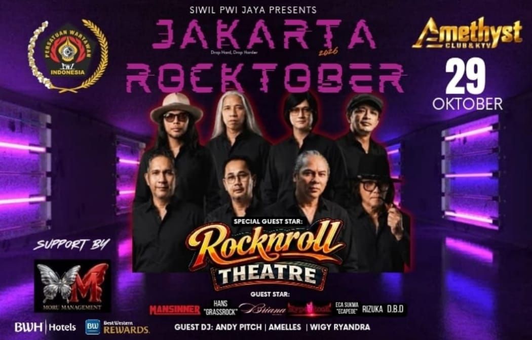 Jakarta Rocktober 2026 Siap Digelar, Rocknroll Menggila