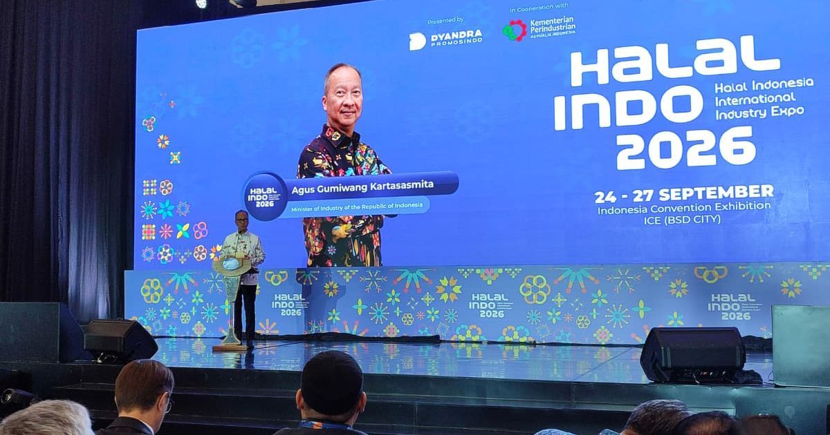 Halal Indo 2026 Dibuka, Agus Gumiwang Ungkap Industri Manufaktur Tumbuh 5,32 Persen