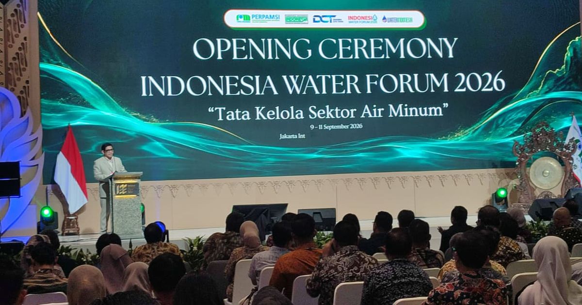 Indonesia Water Forum 2026 Dimulai, Bob Hassan Soroti Pengelolaan Air Minum di Indonesia