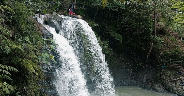 Curug Ciangin Dua Air Terjun Di Desa Cibeusi Subang