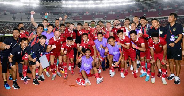 Kemenangan Indonesia 2-1 Atas Kamboja Disaksikan Langsung Presiden