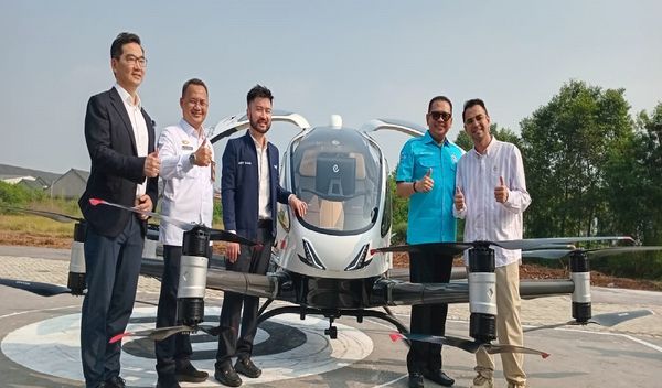 EH216-S Terbang di PIK 2, Era Taksi Terbang Otonom Dimulai di Indonesia