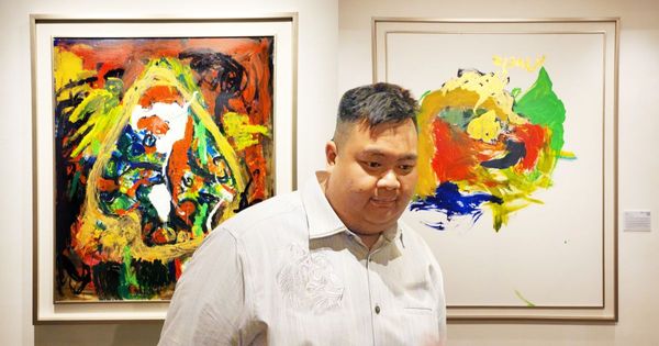 22 Lukisan Abstrak Karya Vanindra Dipamerkan di Hadiprana Gallery