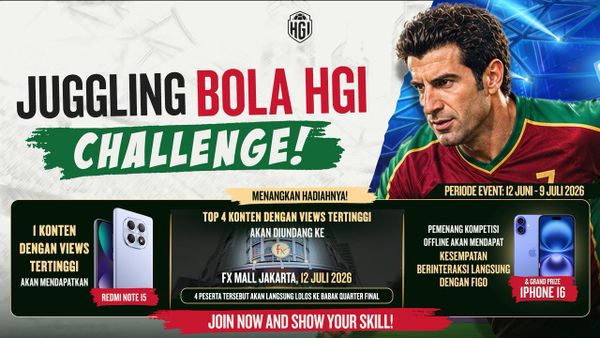 Luís Figo Datang ke Jakarta! Ikuti Kompetisi #JugglingBolaHGI, Menang iPhone 16 dan Kesempatan Adu Juggling Langsung